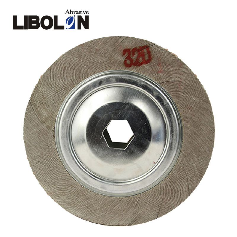 厂家直供外径300mm非标六角孔32mm千叶轮非标千页轮抛光砂布轮