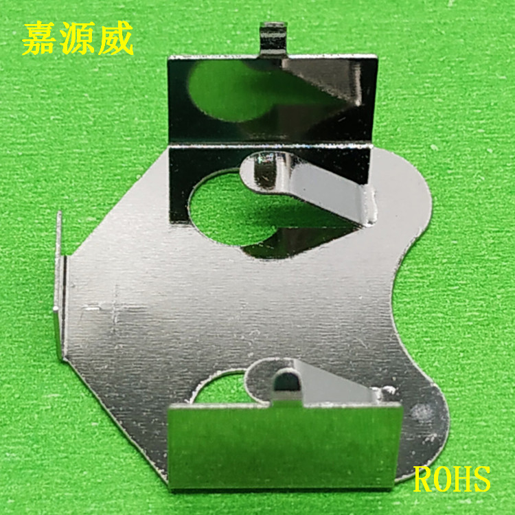 厂家直销CR2477内弯角磷铜电池夹 线路板用2477插件电池座