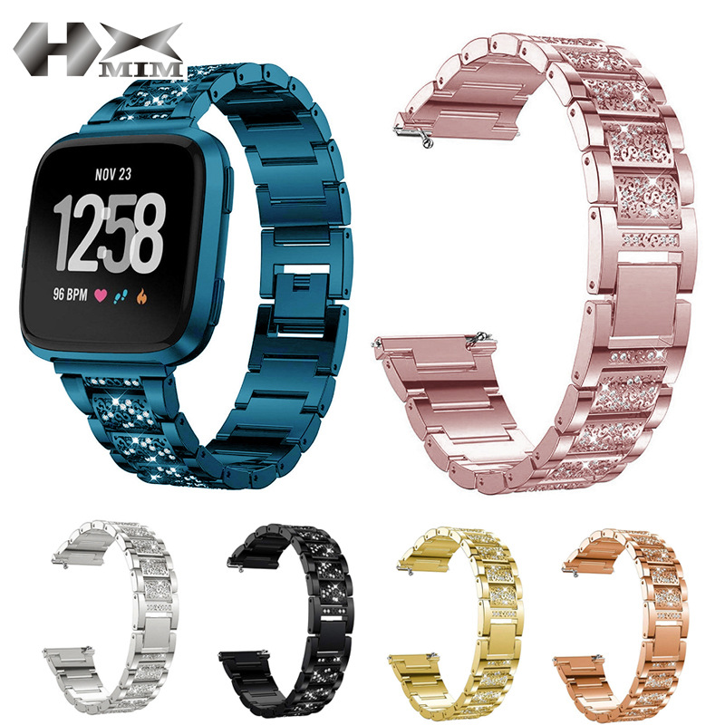 Suitable for fitbit versa diamond strap...