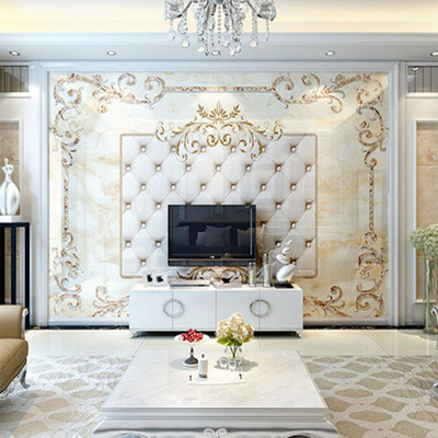 廣東佛山歐式3D背景牆 進口釉面瓷磚 客廳 歐式背景牆 3D立體牆磚