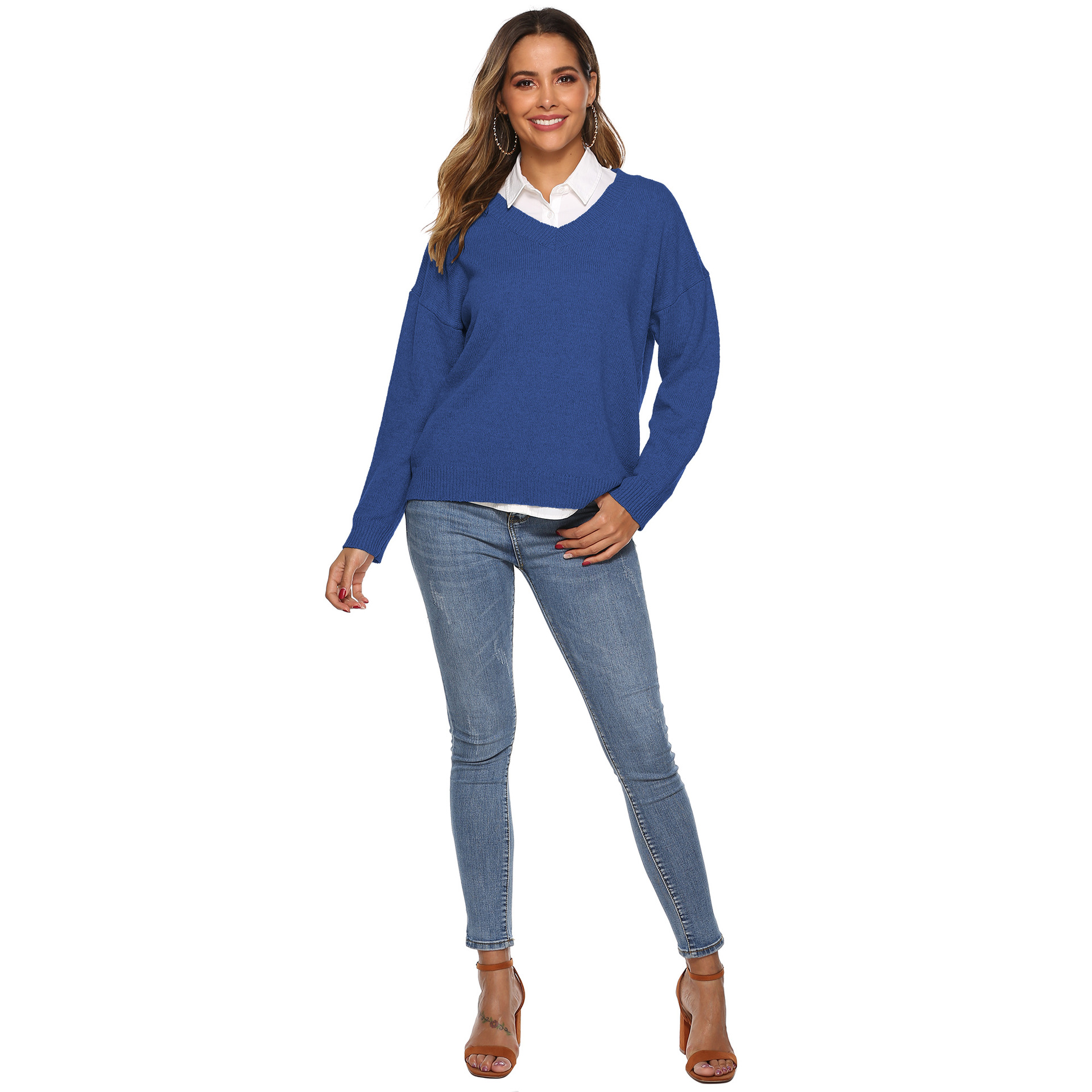 Pull femme en Fibre de polyester Polyester  - Ref 3414227 Image 90