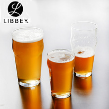 利比Libbey 高白料玻璃竹节杯 啤酒杯 异形多功能水杯 可印LOGO