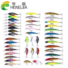 hengjia Hengjia 43-Piece Spinning Gear Set Boxed Cross-Border Minnow Bait Fishing Tackle Outdoor Gear