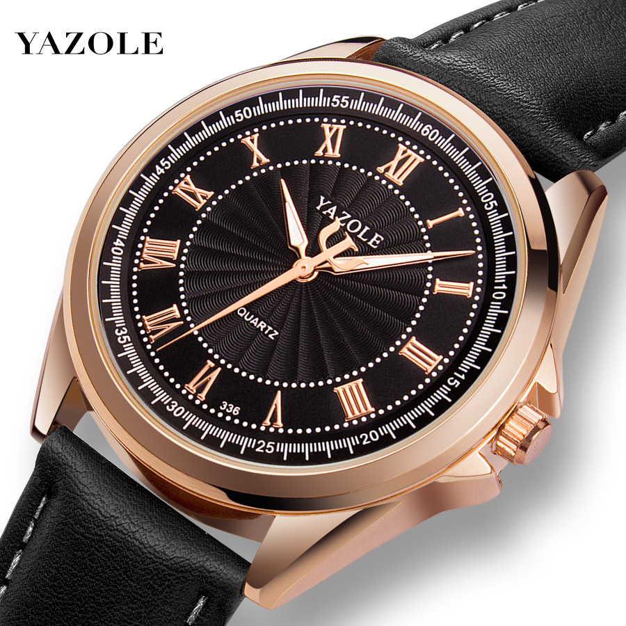 YAZOLE336 Business Men's Watch Quartz Wa...