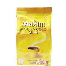 韓國麥馨MAXIM純黑咖啡粉500g/袋 韓國進口咖啡