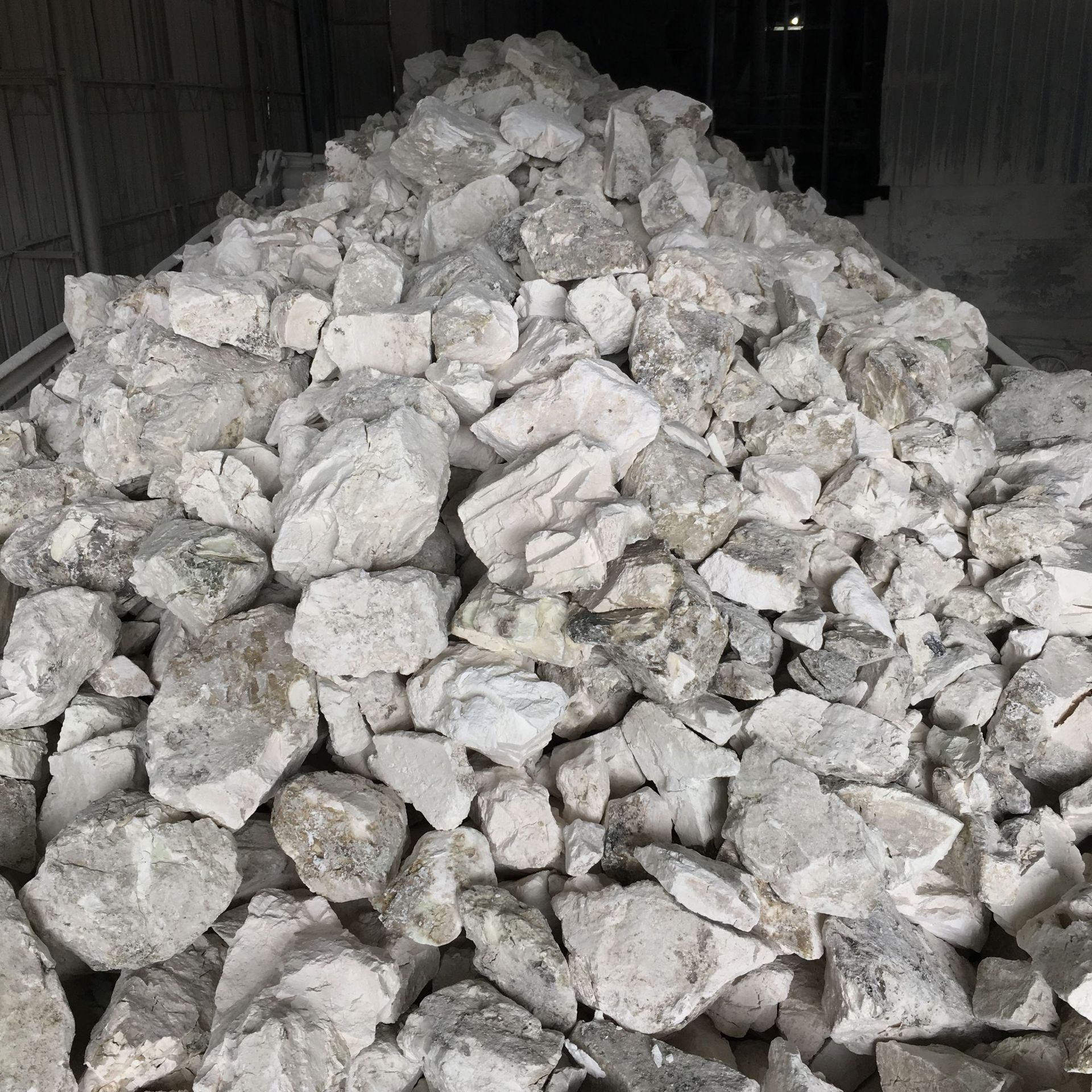 水族館の石灰岩と水のpH