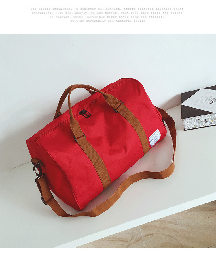 Unisex Basic Classic Style Solid Color Oxford Cloth Travel Bags display picture 72