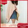 Manufactor customized Flannel double-deck Shawl Office Siesta multi-function Small blanket knee blanket