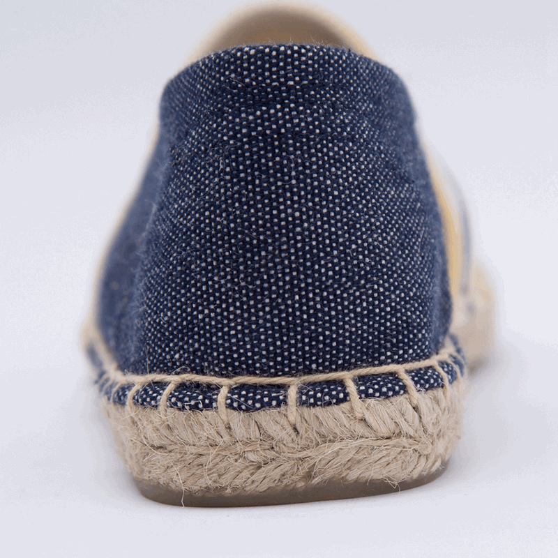 Low casual cloth fashionable straw espadrilles