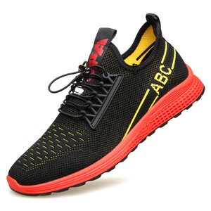 夏季新款男鞋男士透气运动鞋内增高单鞋飞织休闲鞋男厂家一件代发