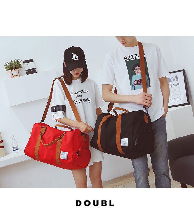 Unisex Basic Classic Style Solid Color Oxford Cloth Travel Bags display picture 53