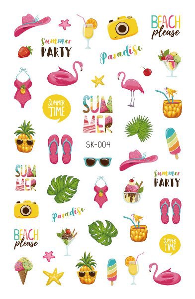 Nuevas pegatinas de unicornio, pegatinas de animales frescas y lindas para uñas, populares en Instagram, pegatinas de arte para uñas impermeables y duraderas, removibles. image 56