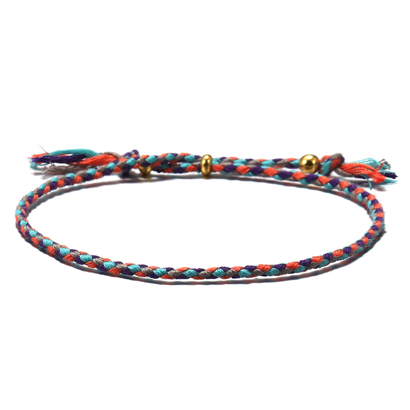 Fashion Geometric Cotton Braid Copper Unisex Bracelets display picture 4