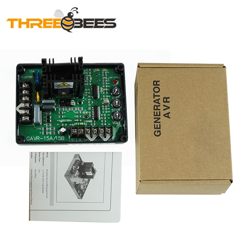 无刷发电机配件GAVR-15B调压器AVR稳压板节能发动机零件柴油机