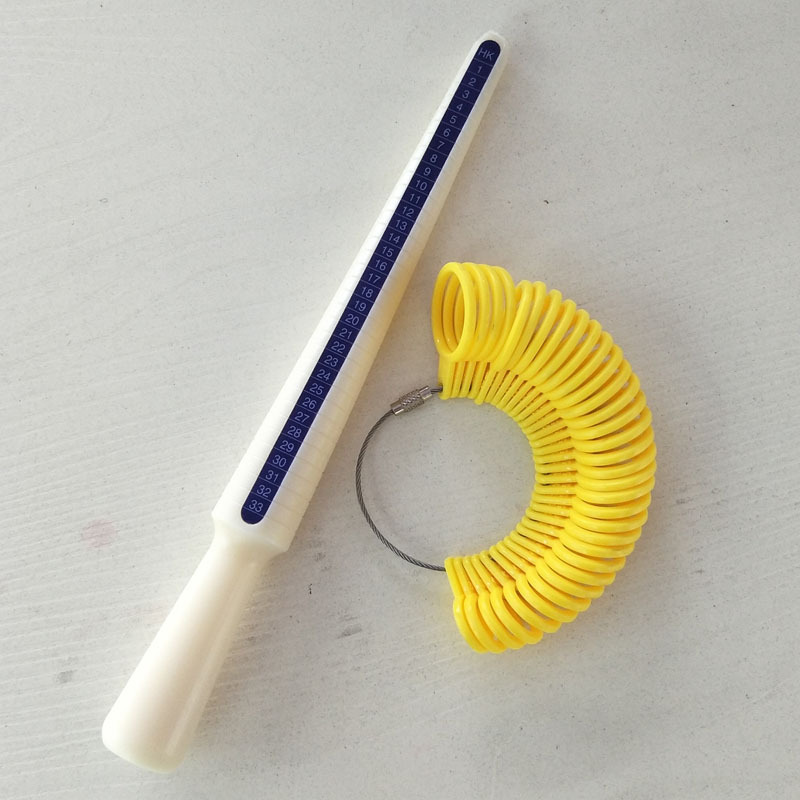 港度戒指棒塑料四码棒测量戒指尺码尺寸指围手寸维修首饰打金工具