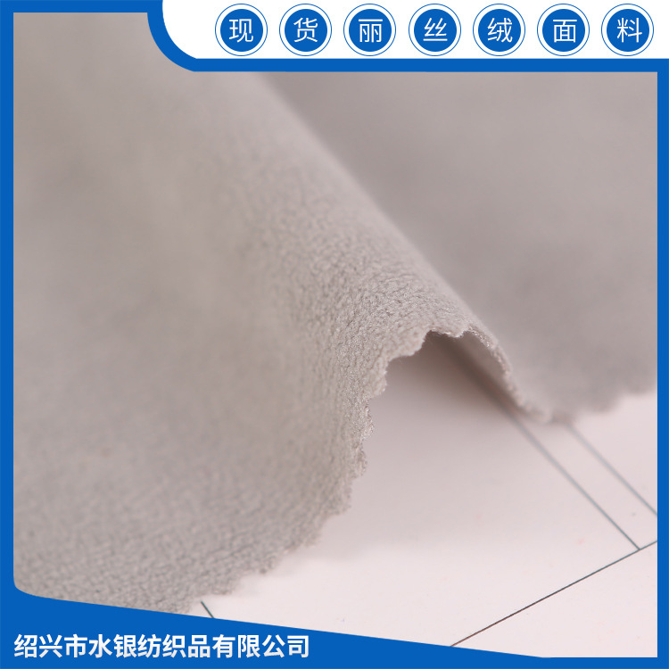 厂家直供丽丝绒天鹅绒面料 时尚床上用品休闲服布料现货供应