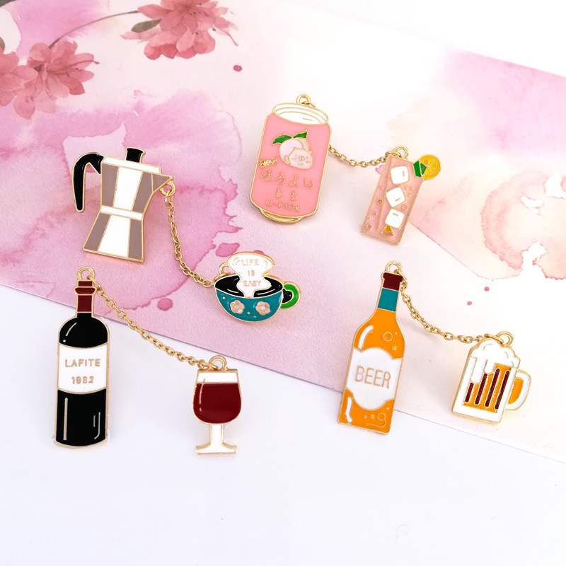 8g Weight Simple Style Classic Style Pin Color Block Alloy Enamel Artificial Gemstones Women's Brooches