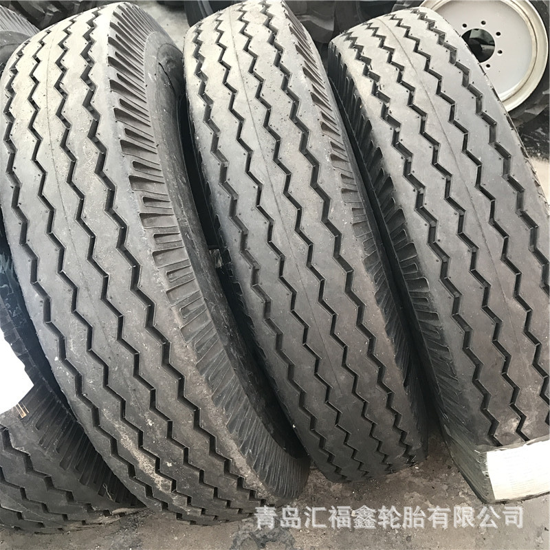 生产轮胎拖车轮胎 10.00-20 水曲花纹 支持出口