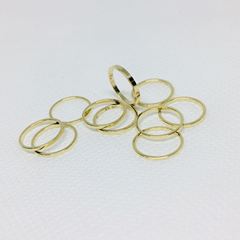 DIY Handmade Jewelry Accessory Copper-Plated 14k Real Gold Colorfast Earrings Pendant Charms Minimalist Geometric Shape Circle