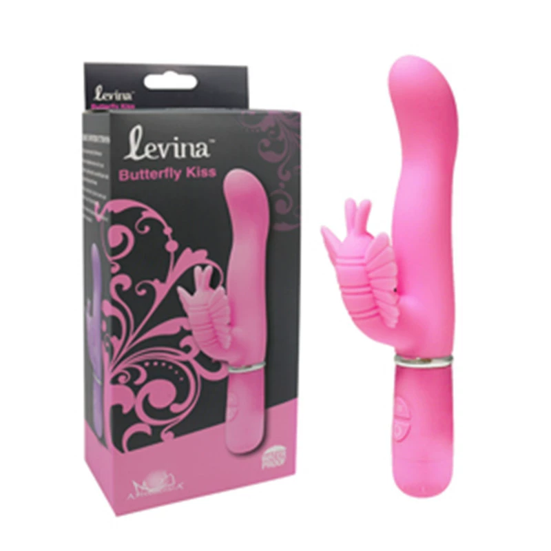 Afra Haochi Butterfly Kiss 30 Frequency Dual Madake Vibration Silicon Massage Stick Женское мастурбационное оборудование