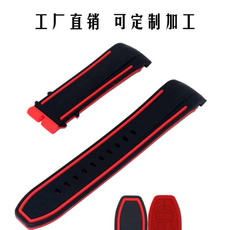 工厂定制硅胶表带 只能手表表带 通用款硅胶表带|ru
