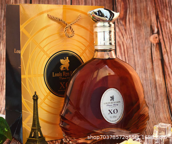 洋酒红酒葡萄酒厂家路易斯人头狮xo白兰地洋酒