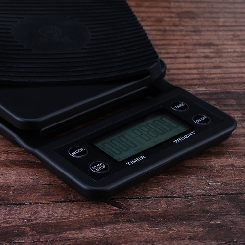 Hand-brewed coffee electronic scale with timer bar scale multi-functional home kitchen mini baking scale 0.1g wholesale