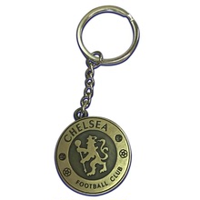 外貿熱銷足球俱樂部鑰匙扣熱刺皇馬鑰匙掛件歐冠球迷用品禮品批發