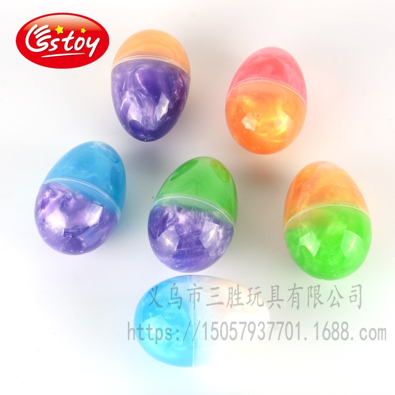 Egg color crystal mud