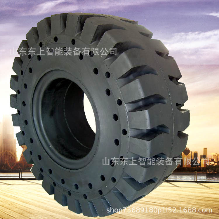 批发销售龙工50/30铲车实心轮胎 23.5-25实心胎