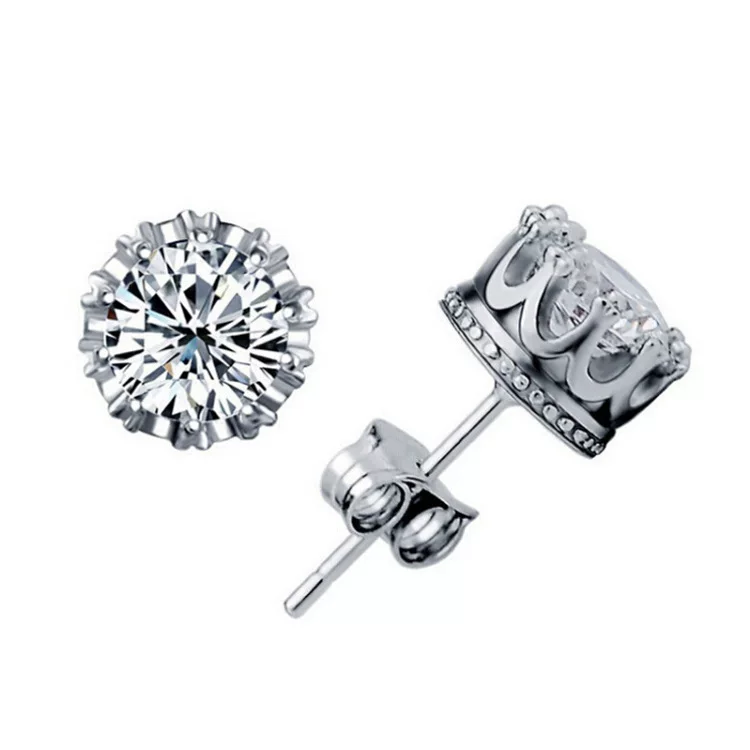 Серьги, аксессуар, гипоаллергенный цирконий, корейский стиль, оптом