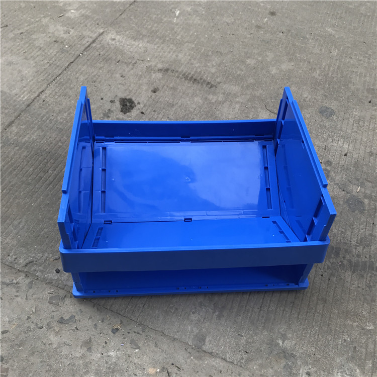 东莞防静电塑胶折叠箱647*443*345静电塑胶折叠箱 深圳折叠周转箱