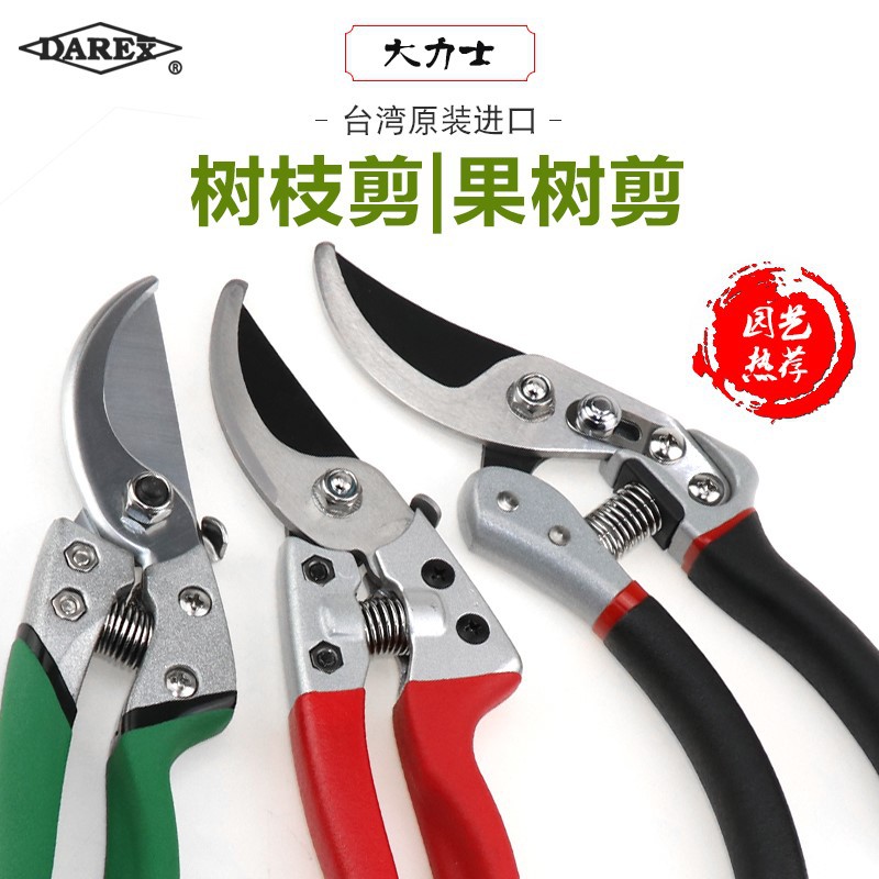 台湾进口园艺树枝剪刀剪子神器工具强力园林剪家用省力果树剪花剪