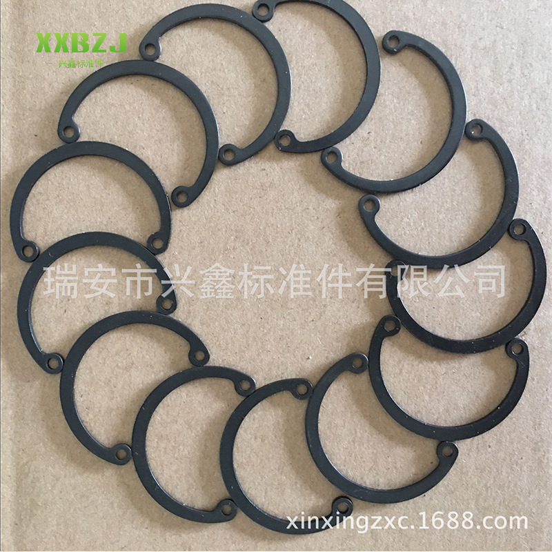 厂家供应 GB-893孔用质优挡圈半圆 内孔卡圈外轴卡 卡簧非标