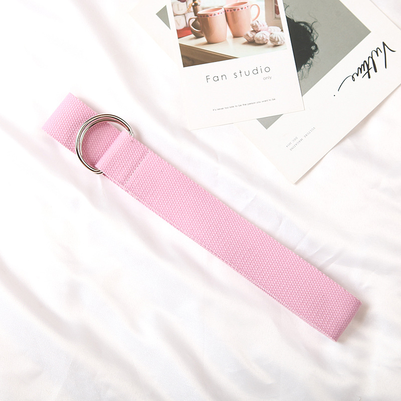 Non -labeling buckle pink