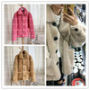 winter 2019 new pattern student Easy Korean Edition thickening Lamb cotton-padded clothes Cotton Mid length version Lambswool coat