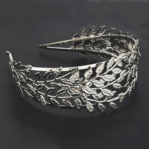 New Fashion Leaf Headband Europe and America Popular Street Photography Leaf Headband Wedding Photography Bridal Headwear Wholesale