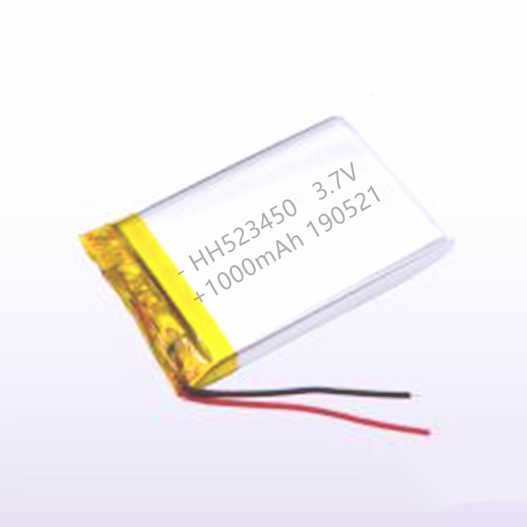 厂销 PL553450聚合物 523450 503450锂电池1000mAh医疗设备3.7V
