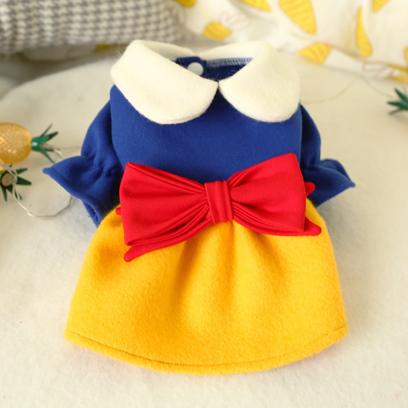 白雪公主呢子裙2