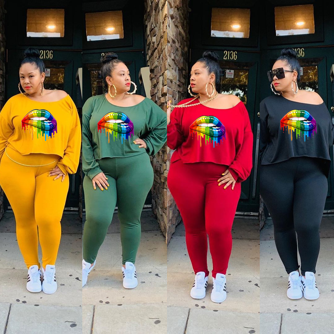 2019 autumn and winter plus size women's...