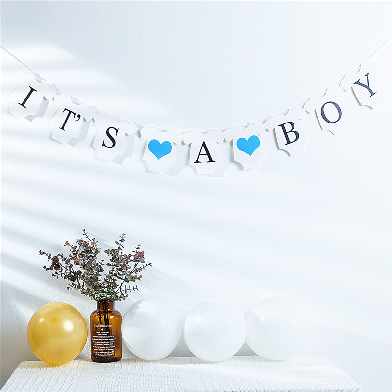 Nuevo bebé cumpleaños tire bandera moda lindo letras coloridas Decoración de cumpleaños creativa traje de fiesta ventas directas de la fábrica