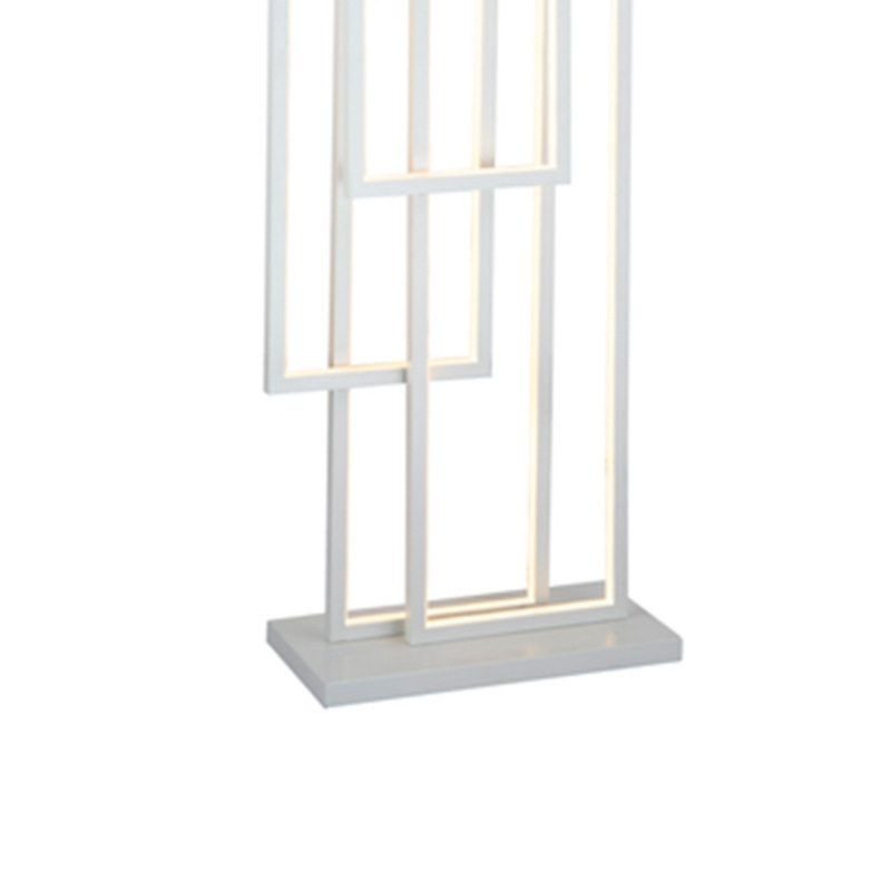 北欧落地灯客厅卧室床头轻奢后现代简约创意框架落地灯几何台灯具