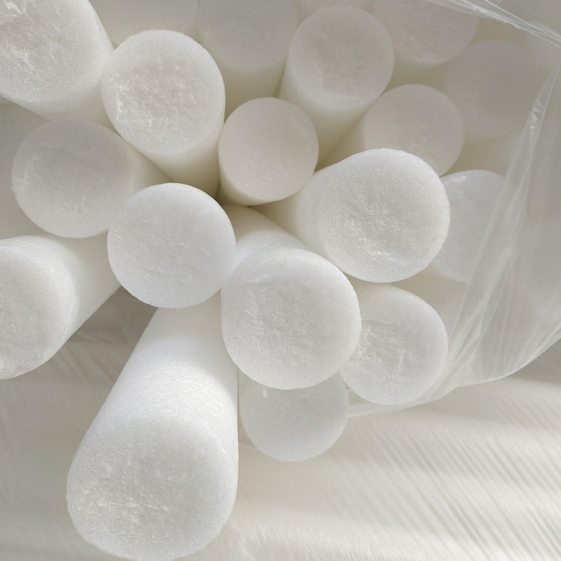 现货批发 白色珍珠棉实心棒子30*1000mm 缝隙填充防水泡沫长条棉