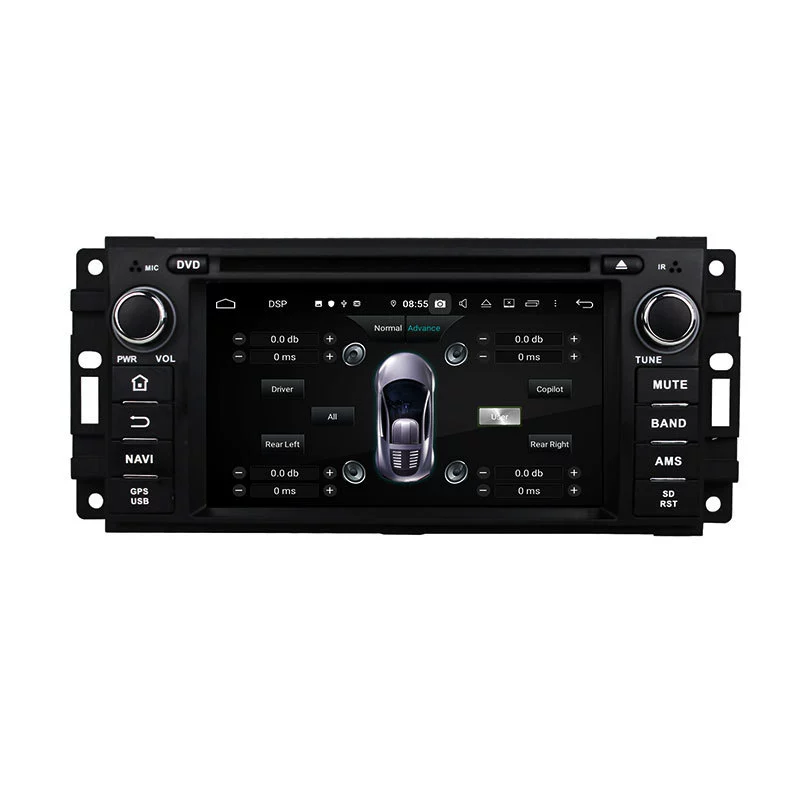 Подходят для Jeep Wrangler Android 10.0 восьмиядерный GPS с DSP беспроводной CarPlay навигация автомобиля DVD