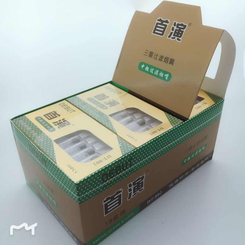 Premiere 802 Men's Magnet Medium Thick Medium Thin Medium Cigarette New Disposable Women's Double Filter Cigarette Holder 180 Pieces