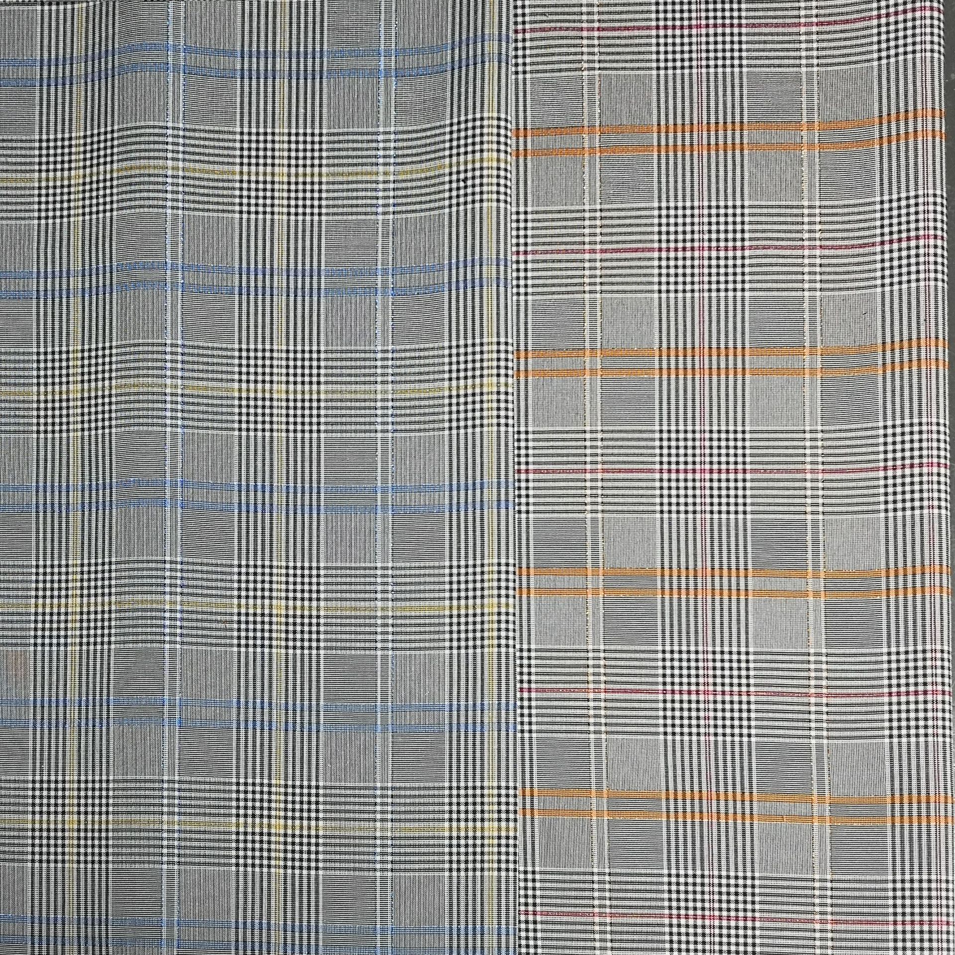 TR弹力色织平纹金银丝彩色春夏新款休闲外套裤料裙子发饰时装布料