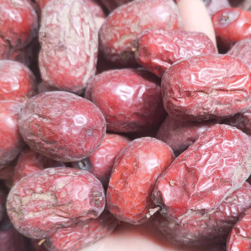 散装批发代发新疆产地灰枣未洗带土吊干若羌灰枣5斤1箱包邮