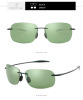 Sports glasses solar-powered, men's street sunglasses, European style