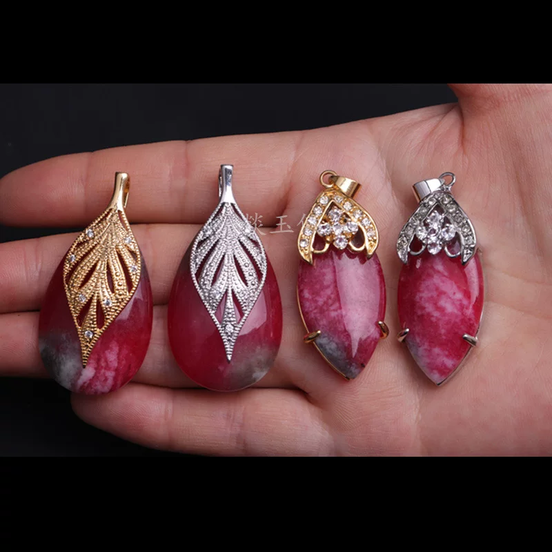 Fuchsia pendant jade, wholesale