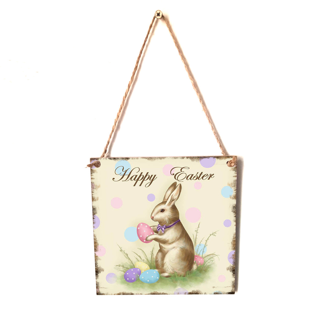 Style Simple Lapin Lettre Bois Pendentif display picture 3